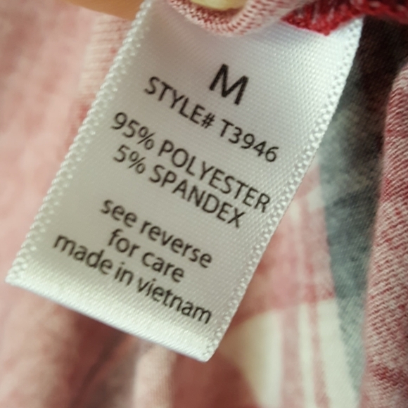 Active USA Red Flannel plaid shirt - Picture 5 of 5